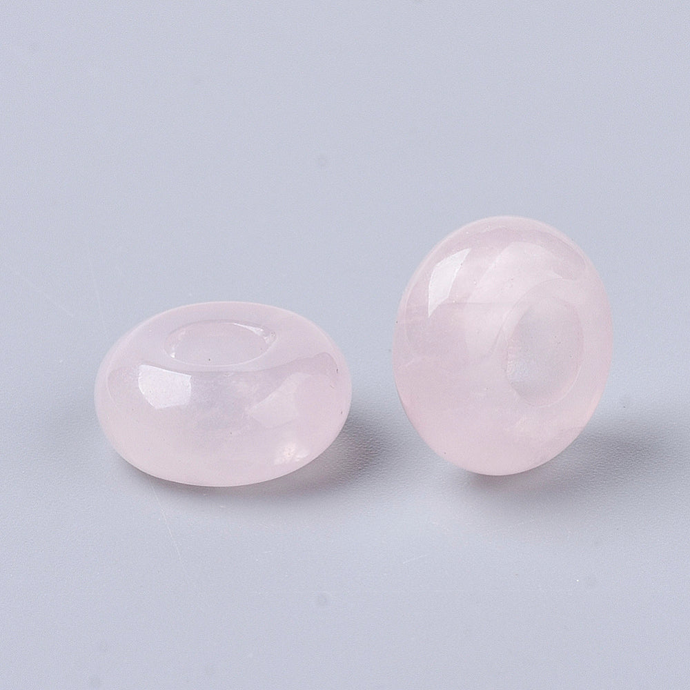 Natural Rose Quartz Gemstone Charm