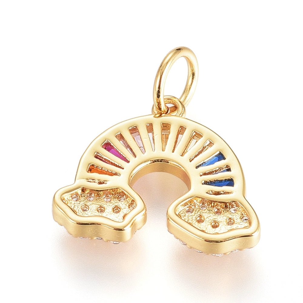 Rainbow Gemstone Charm