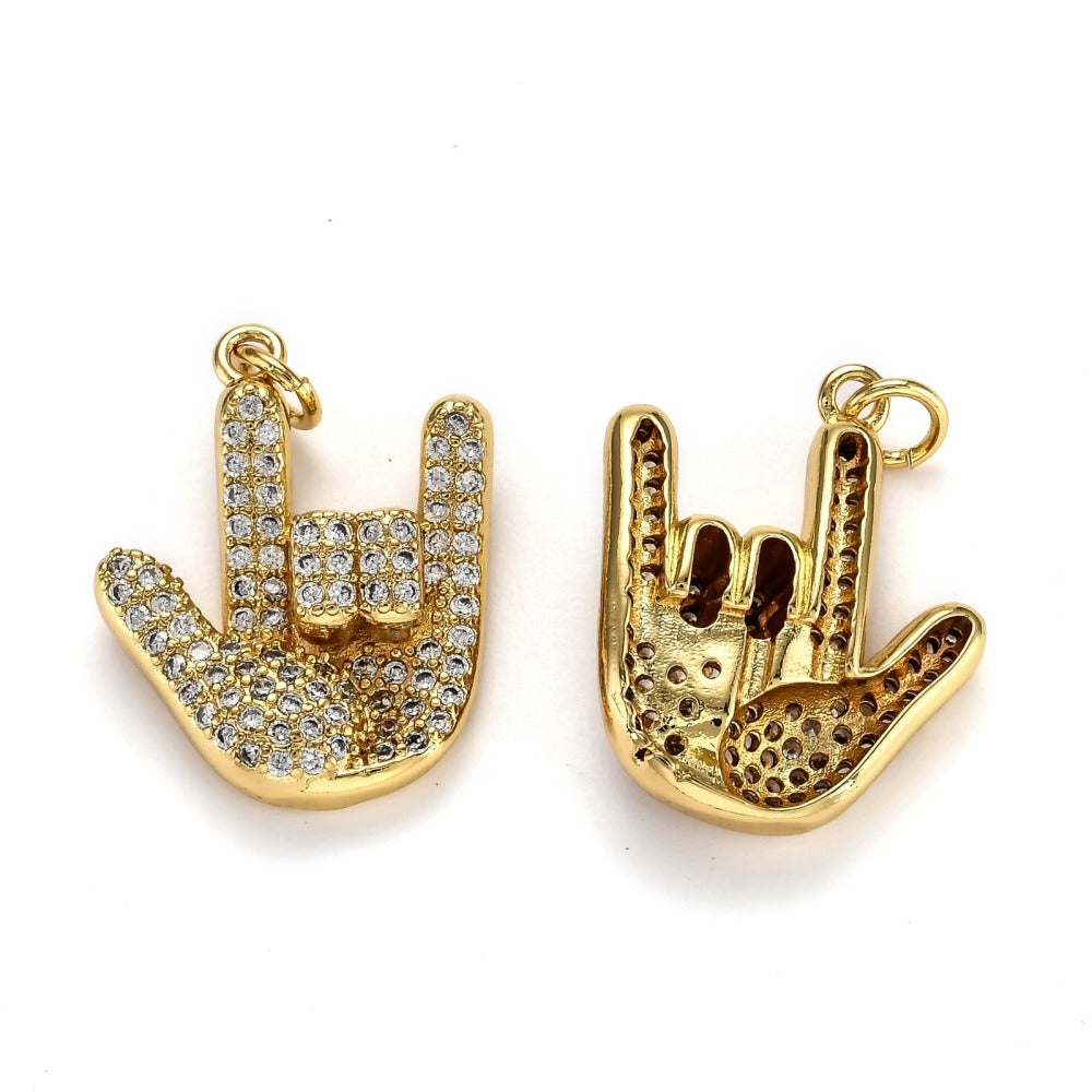 'I Love You' Hand Gesture Charm
