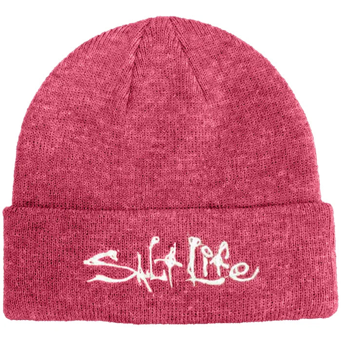 Salt Life 'All Day' Beanie - Raspberry