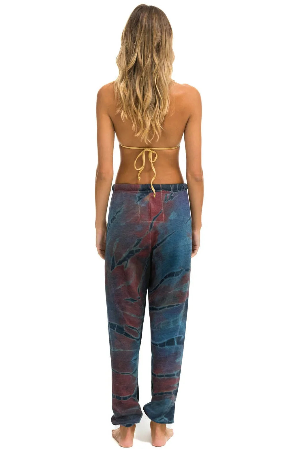 Aviator Nation Hand Dyed Sweatpants - Tie Dye Multi