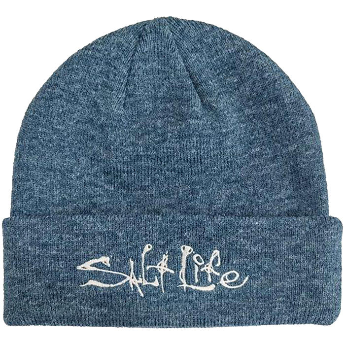 Salt Life 'All Day' Beanie - Blue Heather