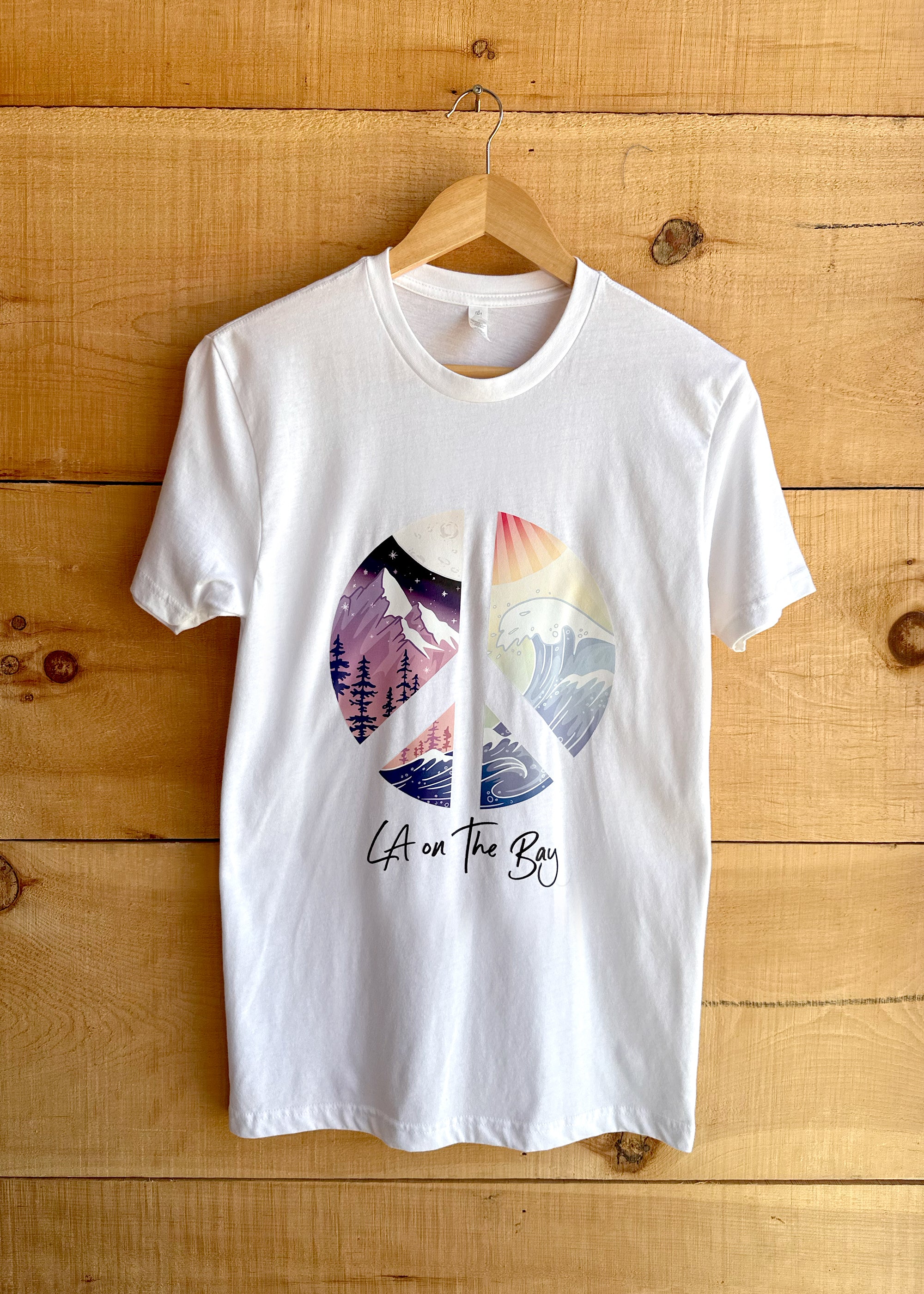 LA on The Bay 'Peace' Tee - White