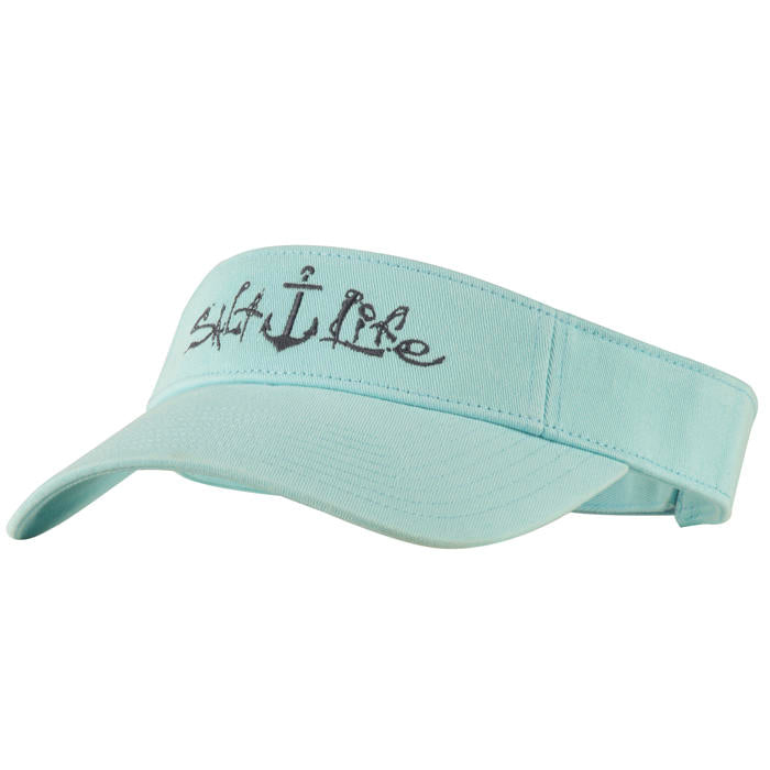 Salt Life 'Signature Anchor' Visor - Aqua