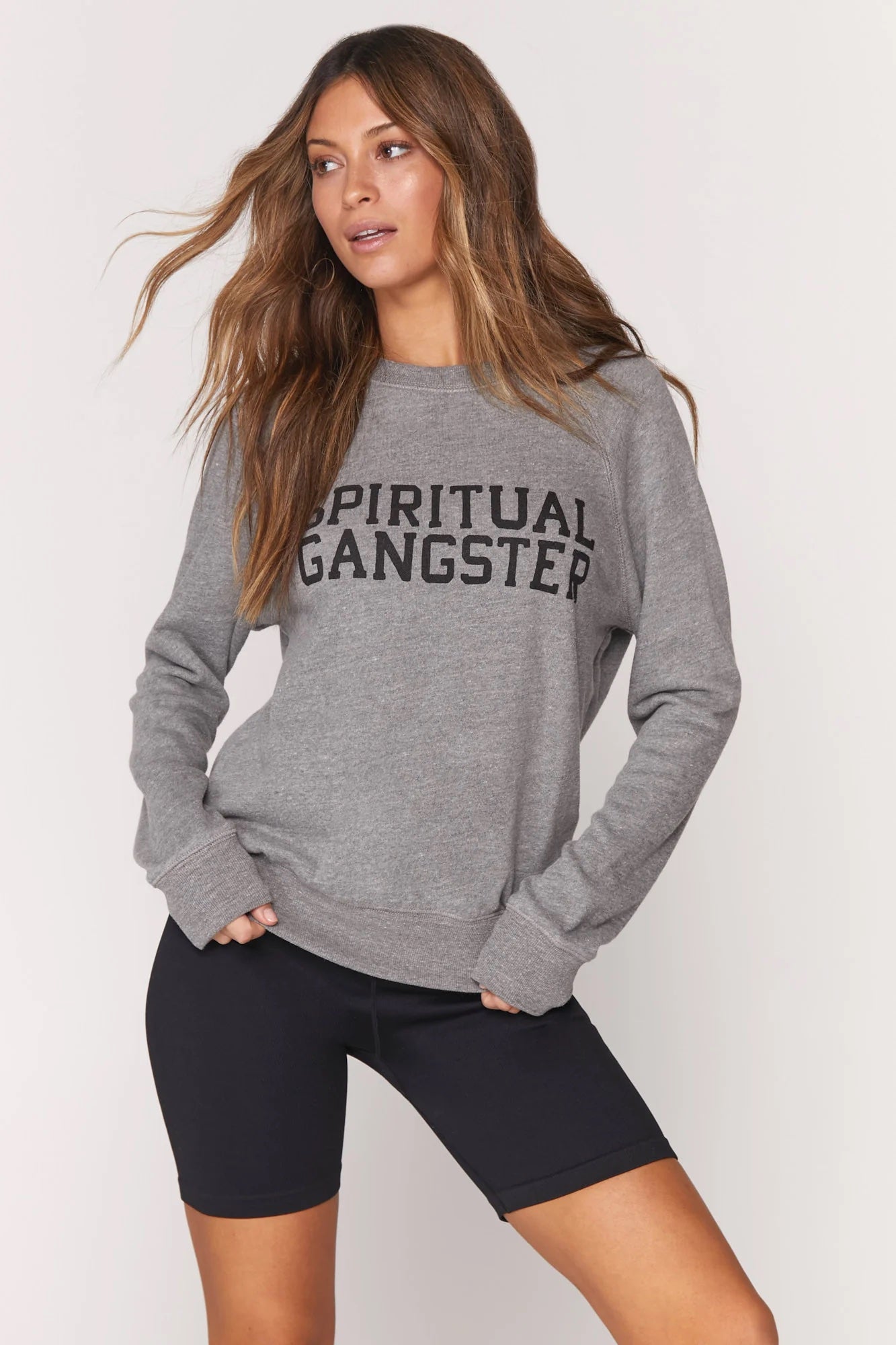 Spiritual Gangster Sweatshirt - Heather Grey