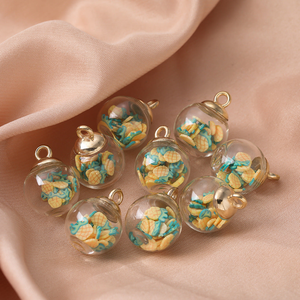 Glass Fruit Charm