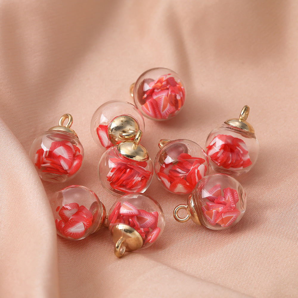 Glass Fruit Charm