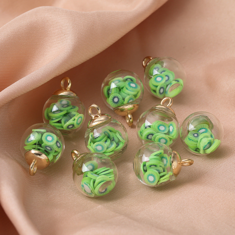 Glass Fruit Charm