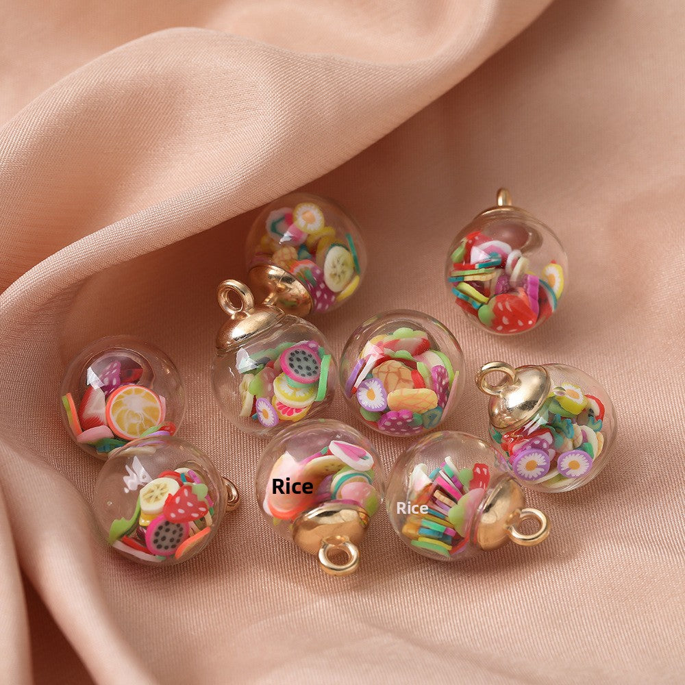 Glass Fruit Charm