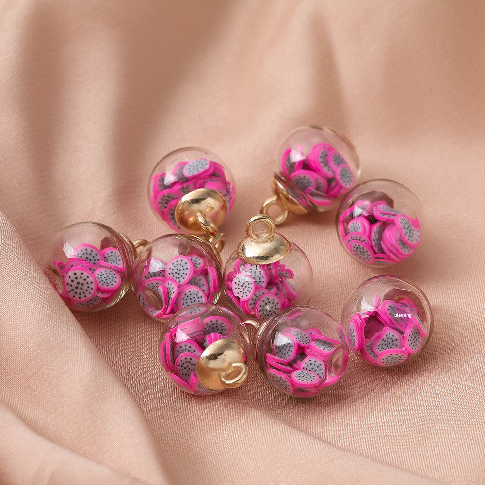 Glass Fruit Charm