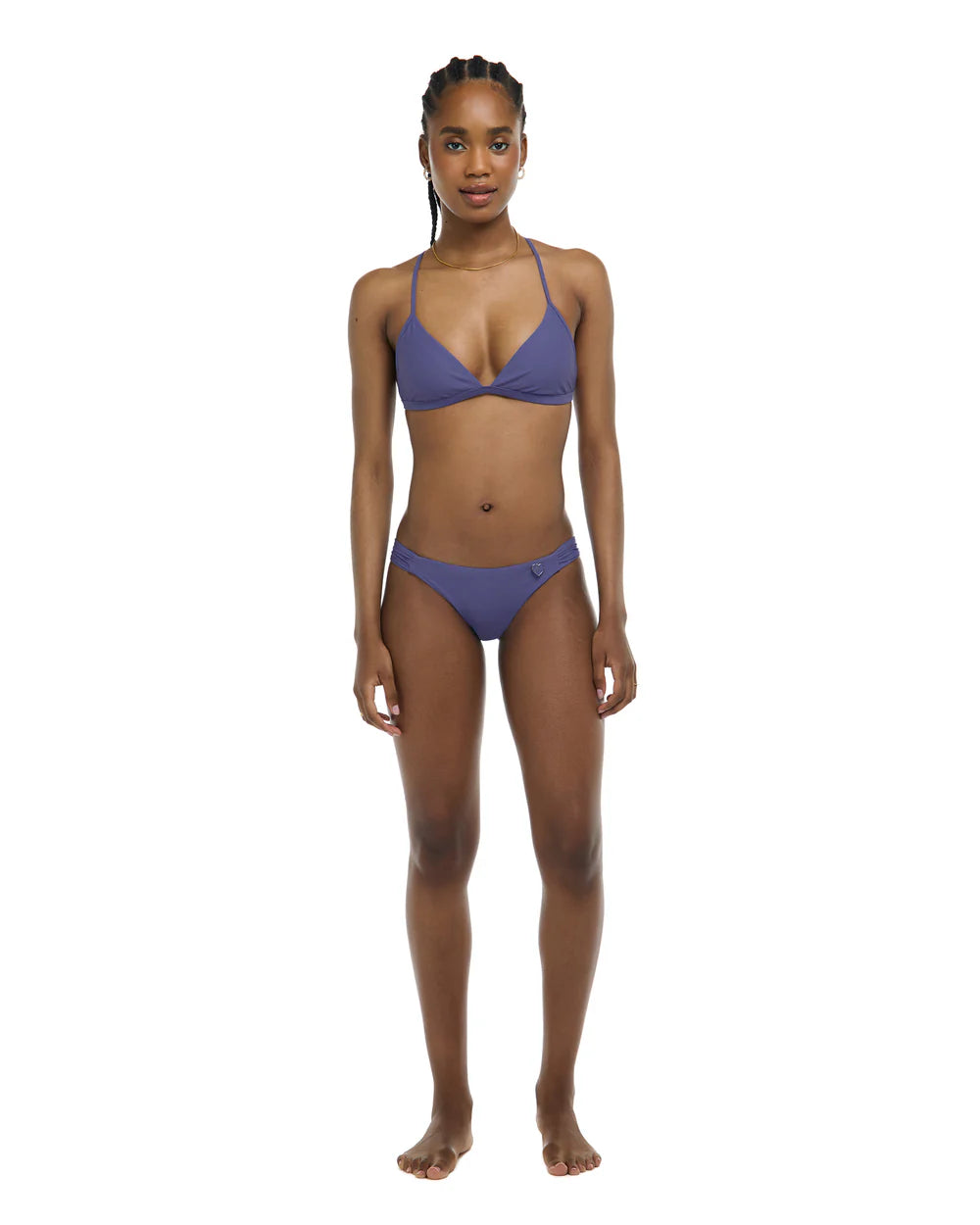 Body Glove Smoothies Evelyn Fixed Triangle Bikini Top - Iris