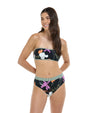 Body Glove Dreamy Kai Reversible Unstructured Bandeau Top - Black/Dreamy
