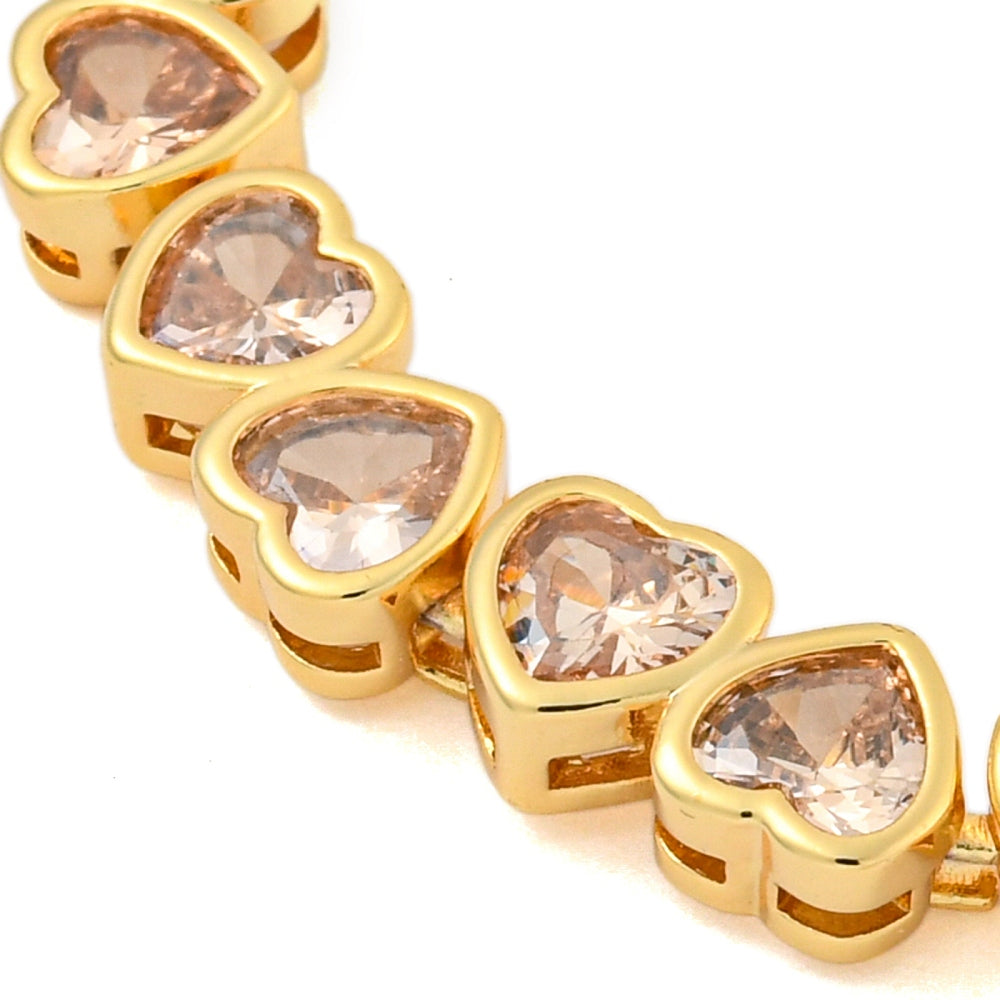 LA On The Bay Heart Link Bracelet