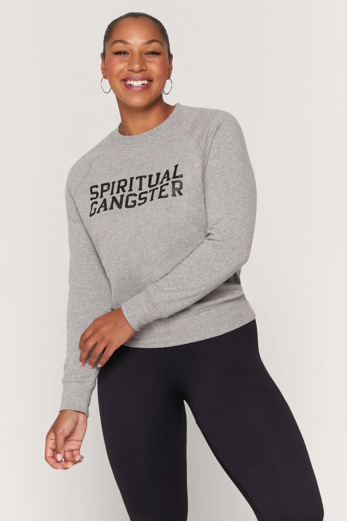 Spiritual Gangster Sweatshirt - Heather Grey