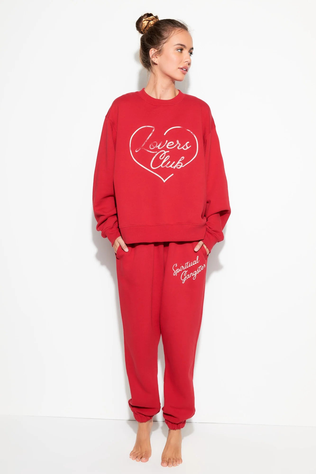 Spiritual Gangster &#39;Lovers&#39; La Brea Crew Sweatshirt