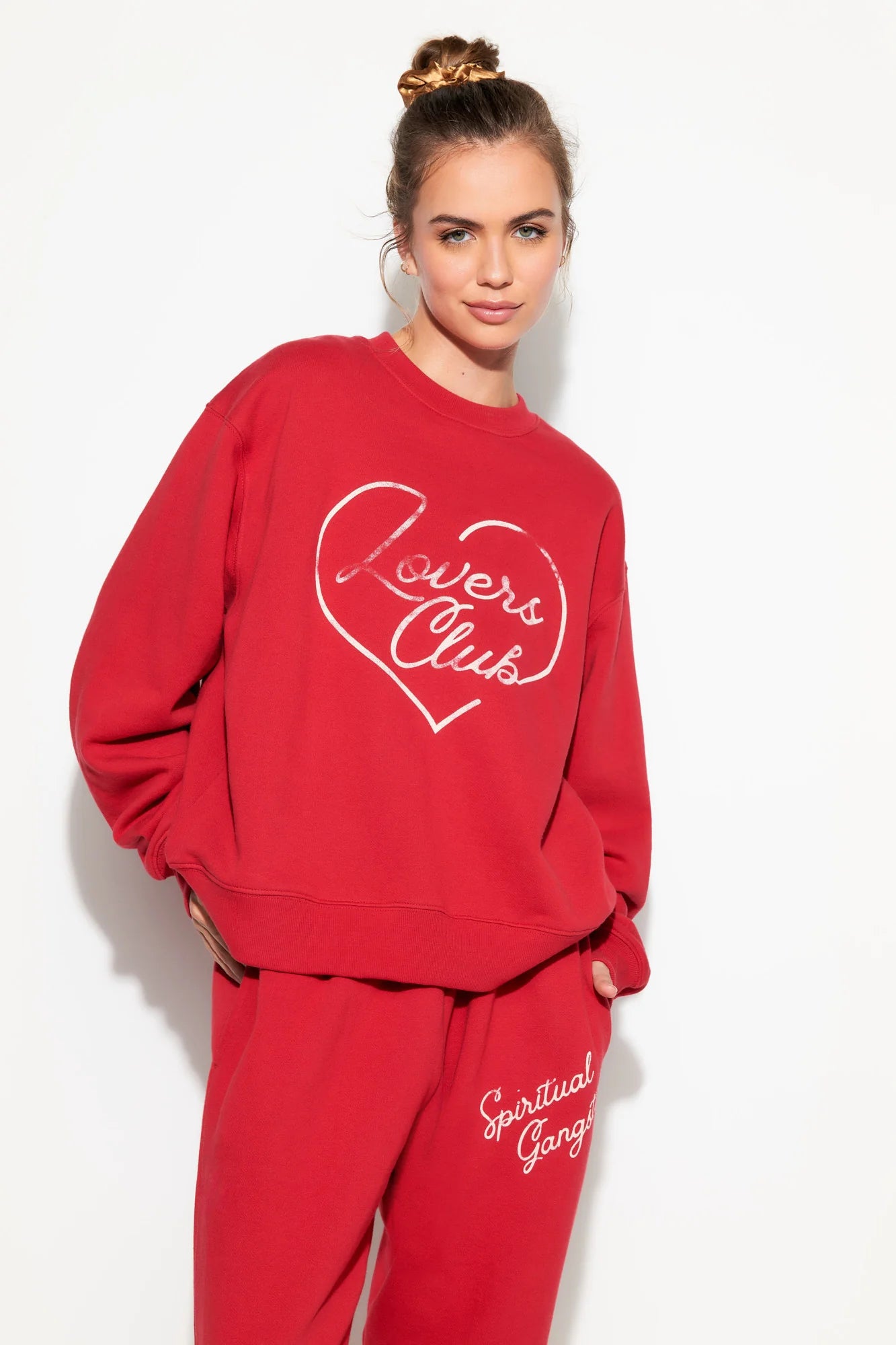 Spiritual Gangster &#39;Lovers&#39; La Brea Crew Sweatshirt