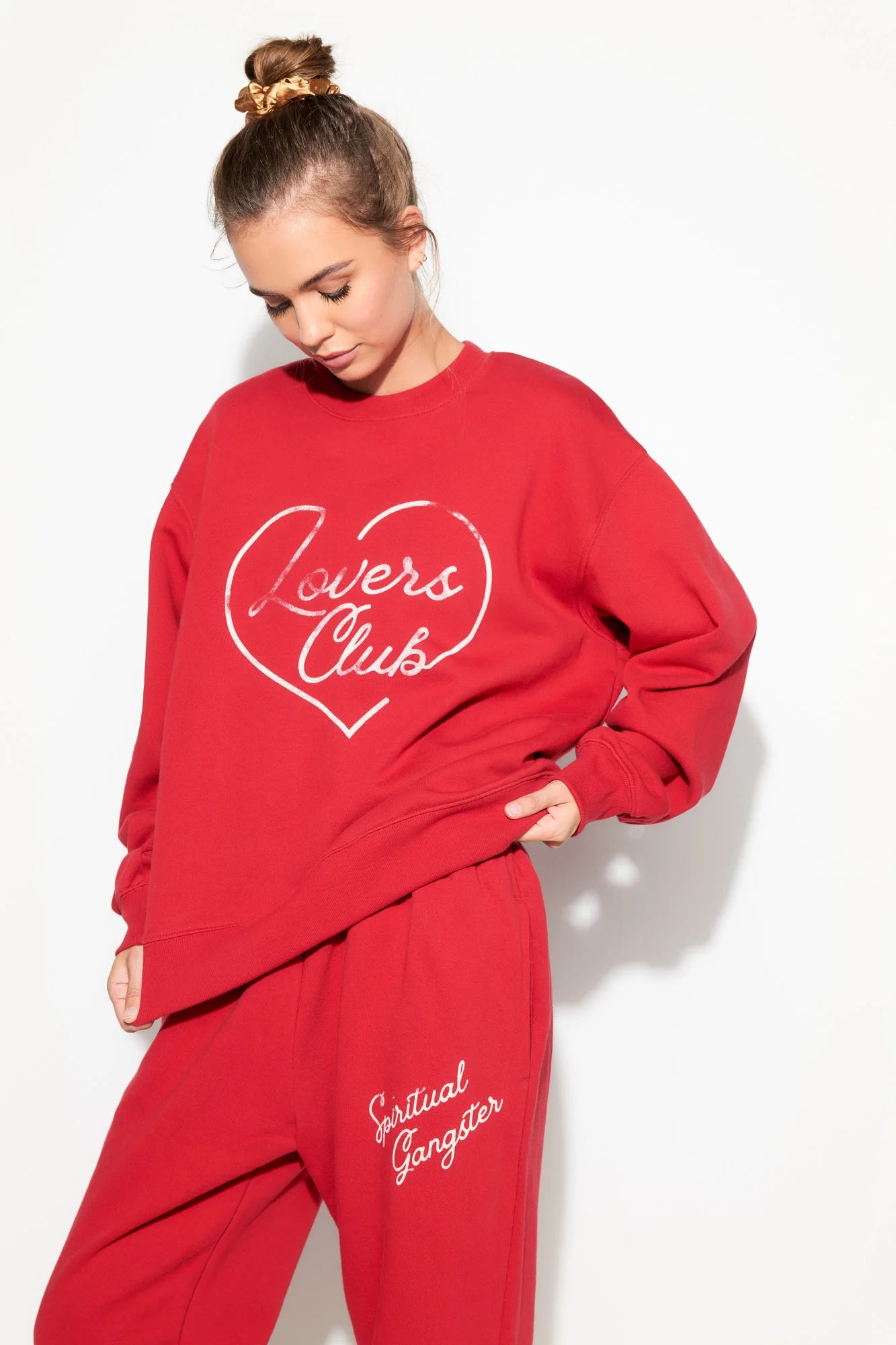 Spiritual Gangster &#39;Lovers&#39; La Brea Crew Sweatshirt