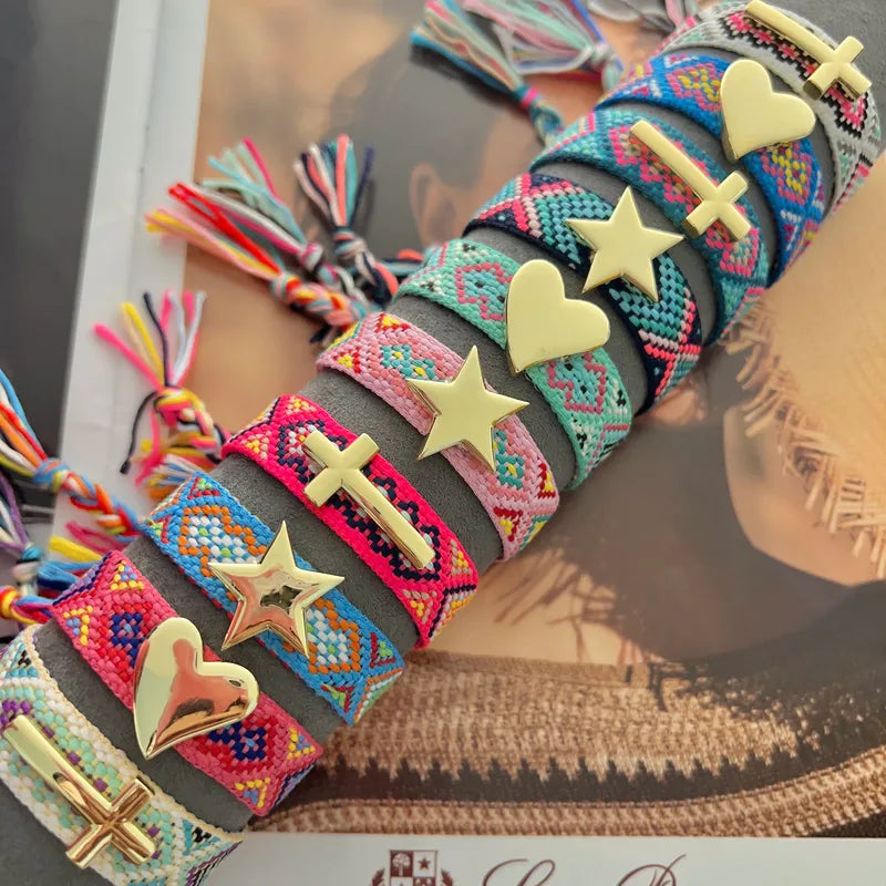 Woven Friendship Heart Bracelet