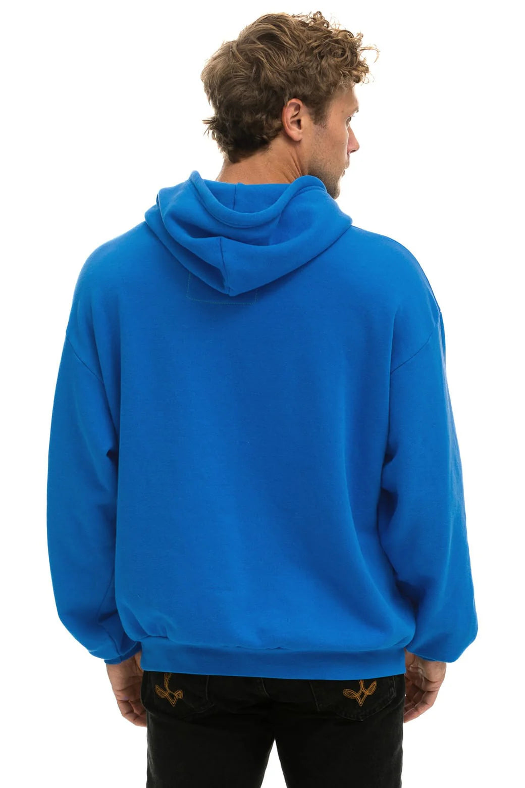 Aviator Nation Unisex Relaxed Pullover Hoodie - Ocean