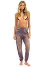 Aviator Nation Women's Vintage Logo Sweatpants - Faded Mocha