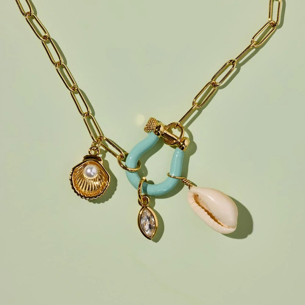 Pura Vida &#39;Low Tide Shell&#39; Charm Necklace