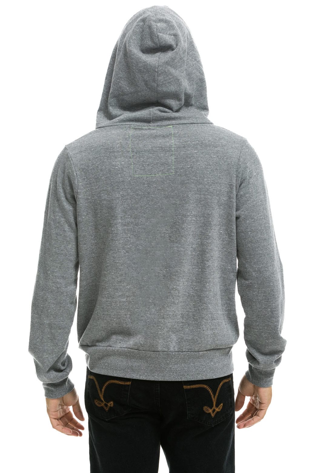 Aviator Nation Unisex Disco Zip Hoodie - Heather Grey