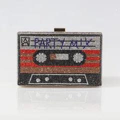 Cassette Box Clutch - Party Mix