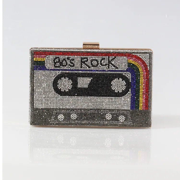 Cassette Box Clutch - 80's Rock