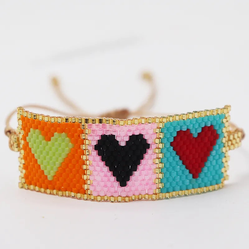 Woven Box Heart Bracelet