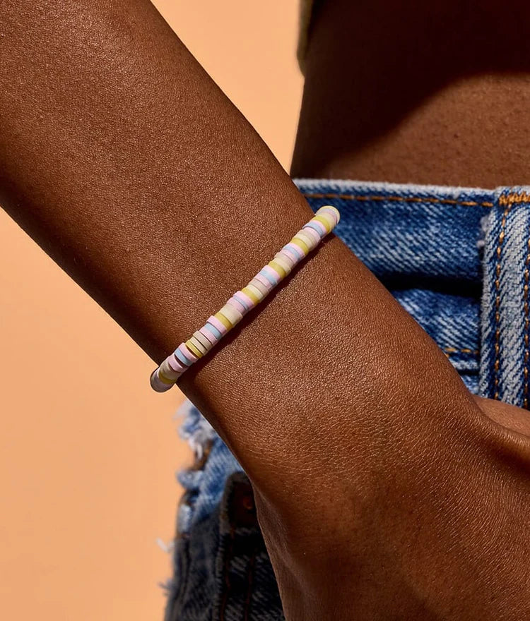 Pura Vida &#39;Seascape Rio&#39; Vinyl Disc Bracelet