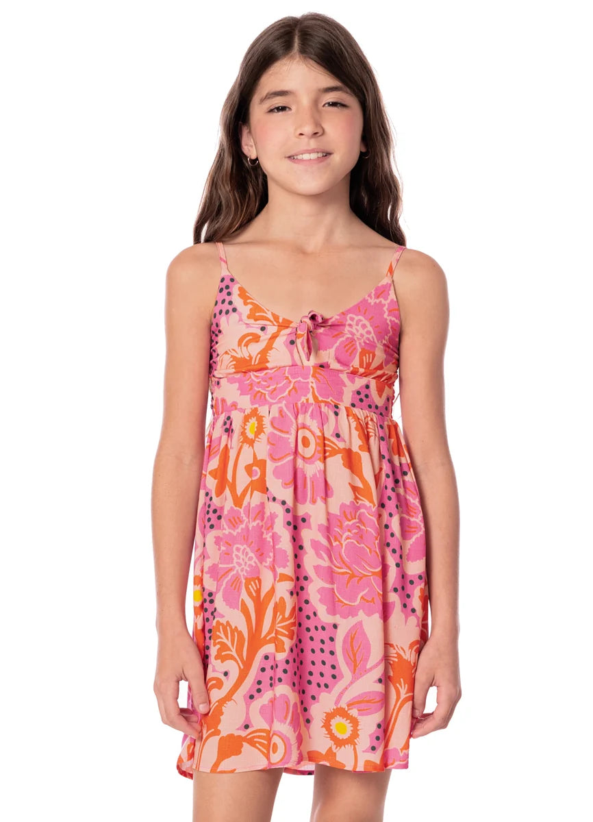 Maaji Blush Floral Alisson Girls Short Dress