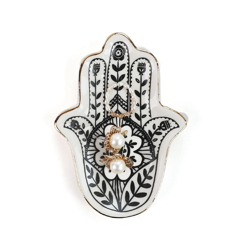 Hamsa Hand Decorative Jewellery Dish