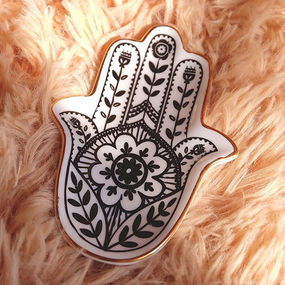 Hamsa Hand Decorative Jewellery Dish