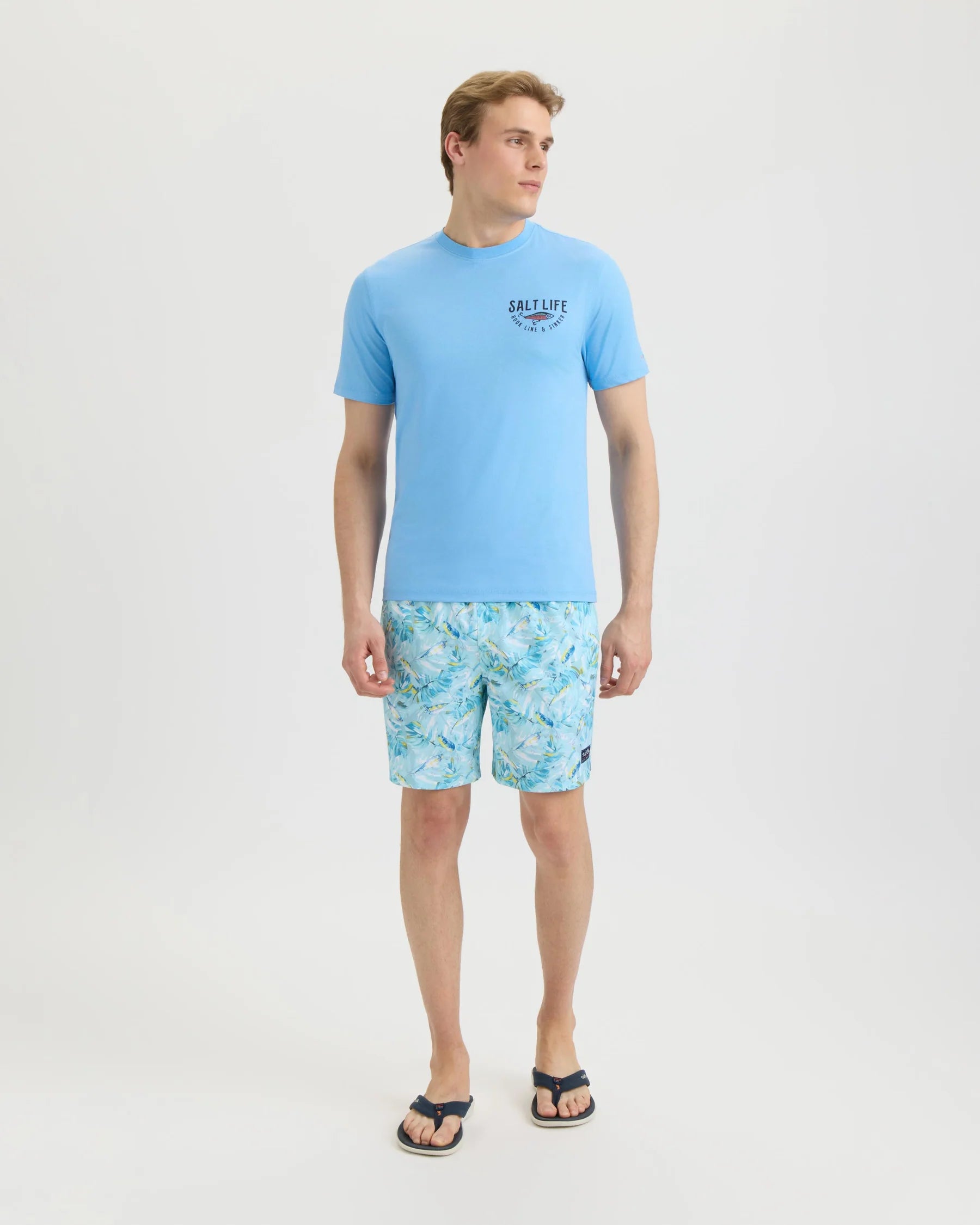 Salt Life Catch Me If You Can SLX Performance Boardshorts - Fresh Mint