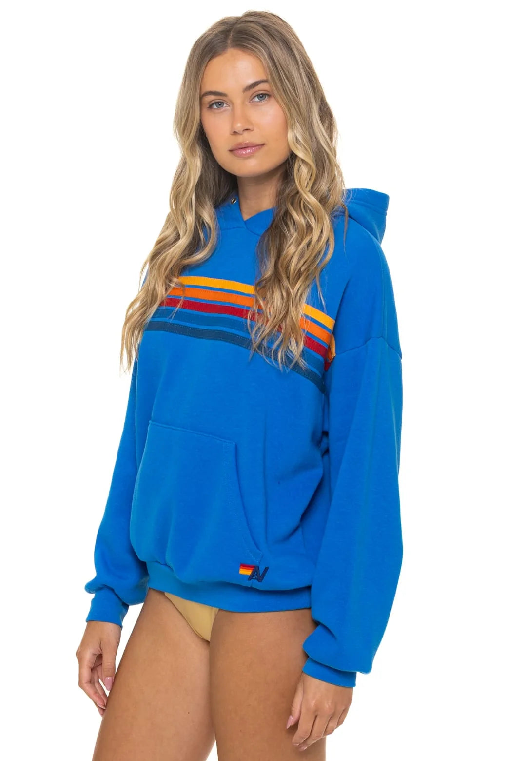 Aviator Nation Unisex Relaxed Pullover Hoodie - Ocean