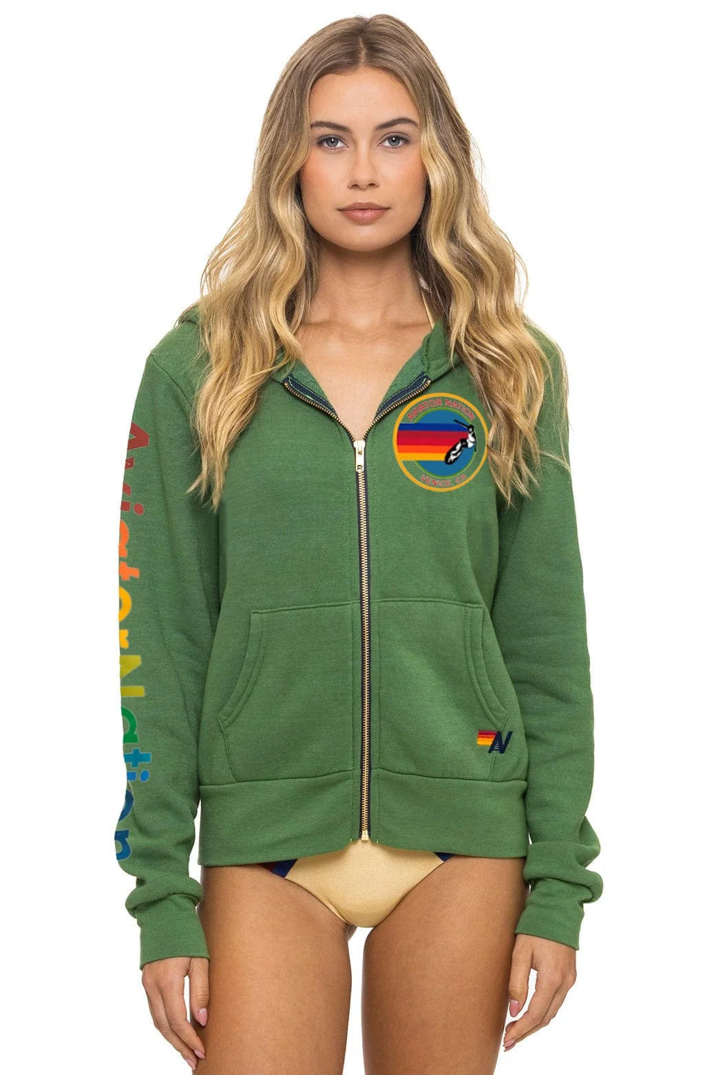 Aviator Nation Unisex Venice Hoodie - Palm
