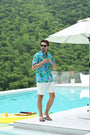 Island Haze Woven Shirt - Baffin Flamingo