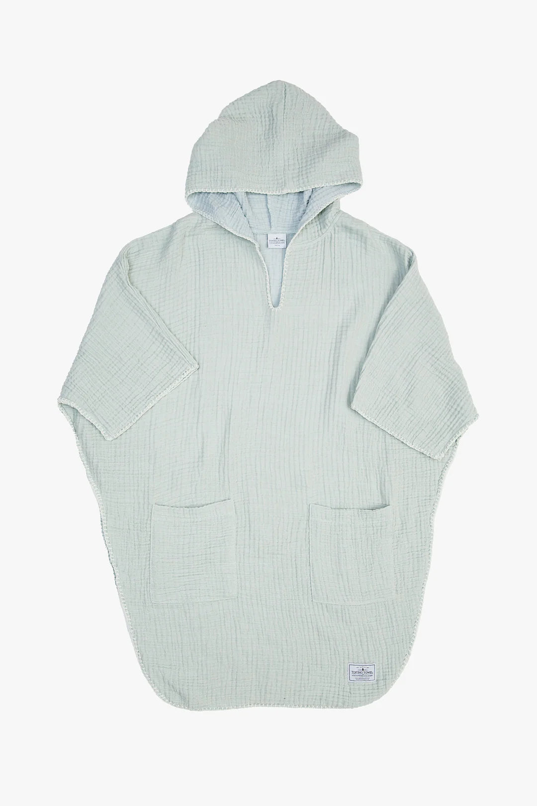 Tofino Towel The Cocoon Unisex Muslin Surf Poncho - Sage