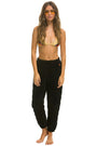 Aviator Nation Quilted Sweatpants - Black